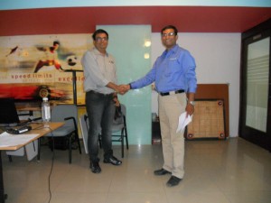 The Great Handshake - Jalpesh sir and Mahesh sir (on right) The Great Handshake - Jalpesh sir and Mahesh sir (on right)