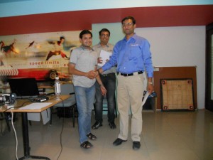 Harsh Baid with Mahesh Dhola (on Right) Harsh Baid with Mahesh Dhola (on Right)